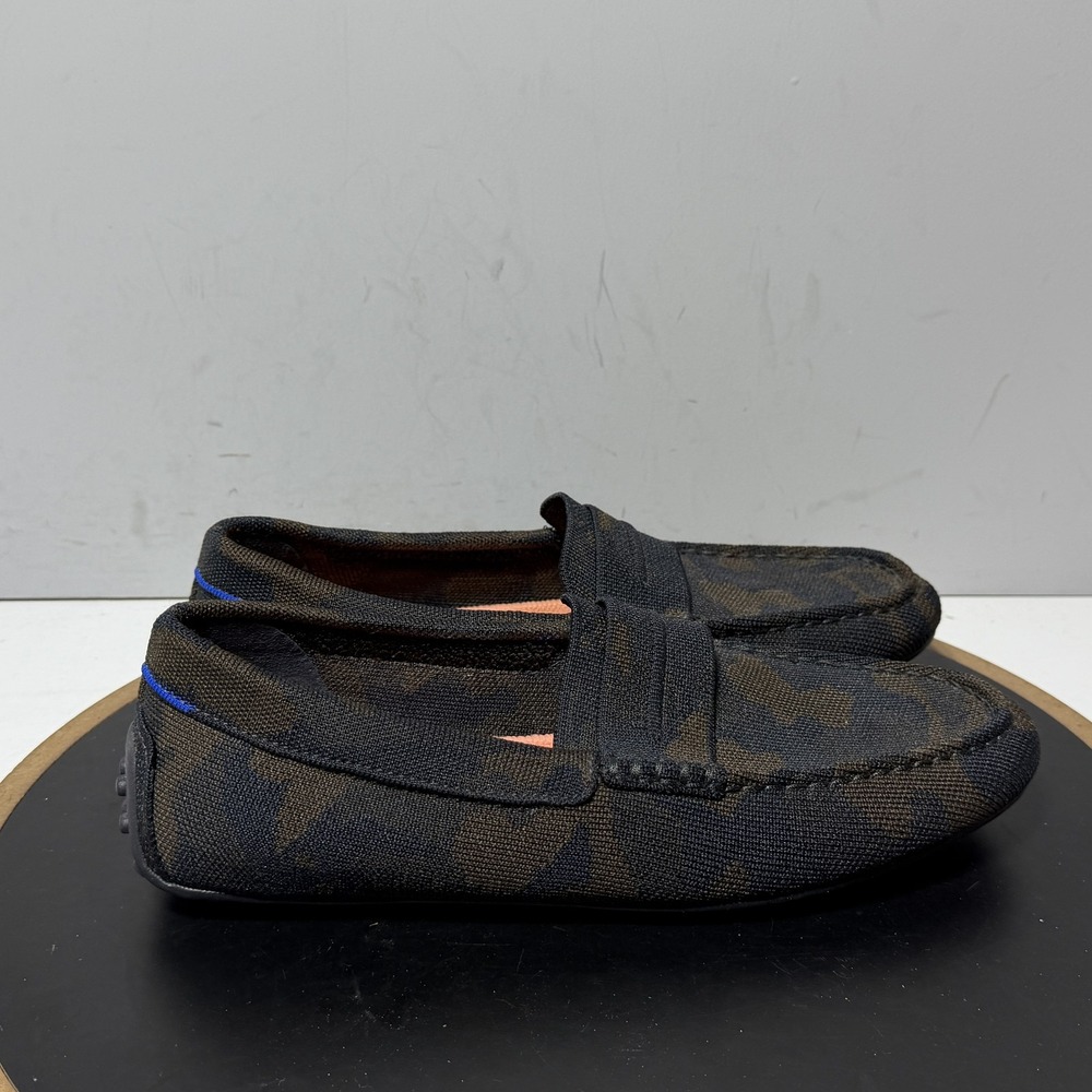 Rothy's Shoes Mens Size 9 Camo Knit Slip On Loafers Casual Driving Comfort